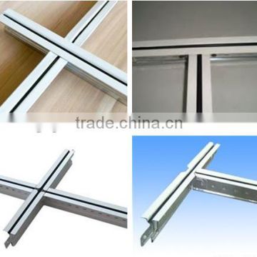 Popular sell good price t bar /metal ceiling rail /metal ceiling for ceiling system.