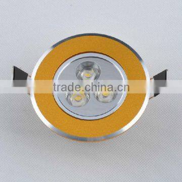 High brightness roundness 3w led downlight price for parlour product