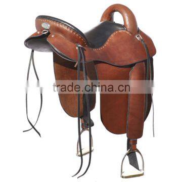 2016 Custom Trail Saddle - Custom trail saddle in brown
