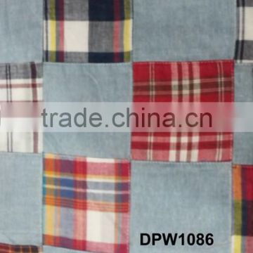 custom madras cotton patchwork pure custom made fabric