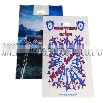 Customized Printing shopping plastic bags--- t-shirt bags or flat bags
