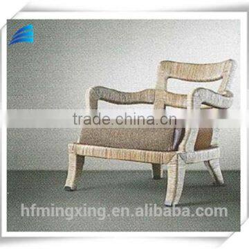 Indoor natural stain rattan modern chair for conversation