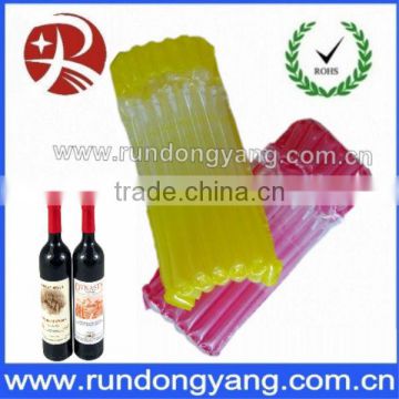 Fashion light weight transparent air bubble red wine bag