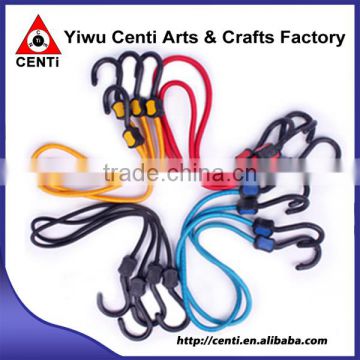 Elastic bungee packing cord with Plastic Clips