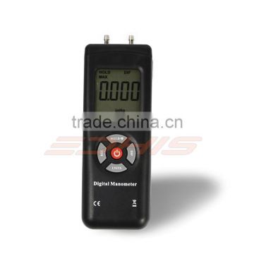 LCD Handheld Differential Air Pressure Manometer Gauge -2psi to 2psi