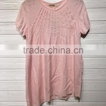 GZY summer casual stock cotton blouse