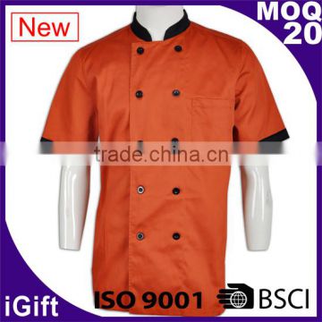 On-Time Shipment Red Color Chef kitchen Uniform