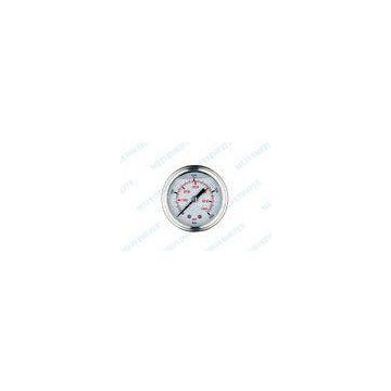 2 Back isolate manometer hydraulic pressure gauge crimp type fillable