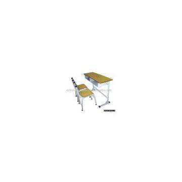 Double School Table and Chair(SD-018)