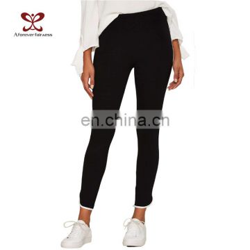 A Forever Fairnes 220GSM 95%Polyester 5%spandex Black Ladies Track Pants