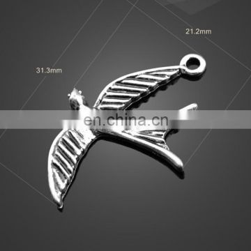 wholesale animal bird swallow shape pendant alloy pendant shoes accessories