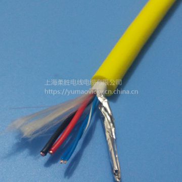 Offshore Oil Waterproof Rov Tether Floating Cable 130℃