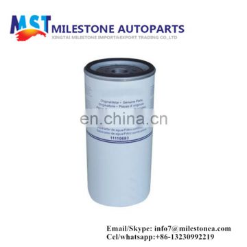 excavator truck spare parts hydraulic parts 11110683 oil filter fuel filter