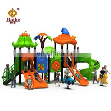 Amusement Park Equipment Kids Play Area Used Outdoor Playground Plastic Slide for Sale