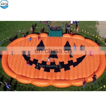 Custom Make Inflatable Jump Pad , Bounce Pads Air Jumper inflatable Pumpkin Jumping Pad