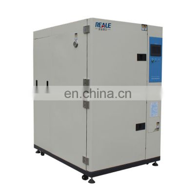 Two zone low temperature impact shock testing camera thermal shock test chamber