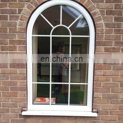 Generous white upvc casement window plastic steel window internal window frame