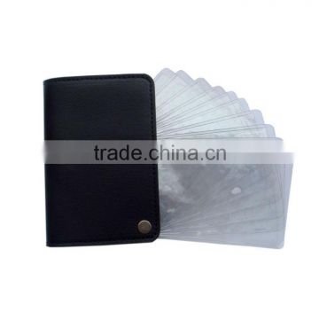 Plastic id card case business card case hard card case credit card holder