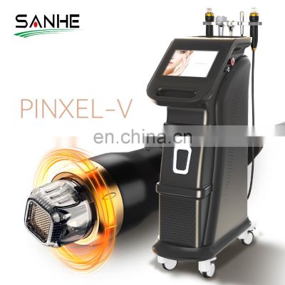 Rf Fractional Microneedle Skin Lifting Micro Needle Rf Fractional Rf Vacuum Microneedle Machine For Scar Removal