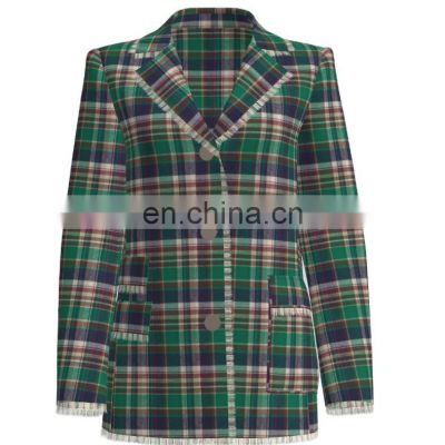 High Quality BCI  Cotton Yarn Dyed Flannel Design