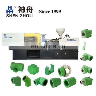 high quality full automatic horizontal hydraulic plastic injection moulding PVC PPR PE Pipe fitting making machine