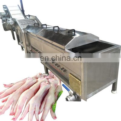 Poultry slaughter equipment chicken feet Paw skin peeling Cleaning Machine