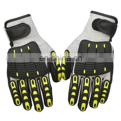 TPR Anti-Impact/Anti-cut/Anti-smash nitrile coated Gloves