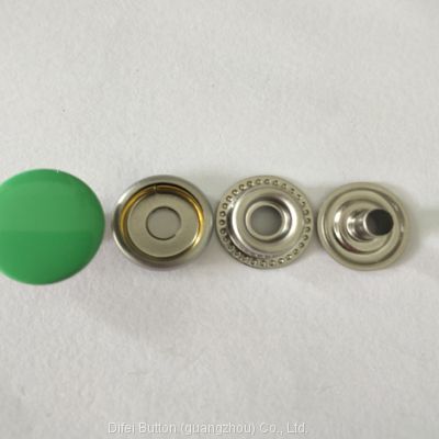 Brass material enamel color press snap buttons 405#15mm for clothes