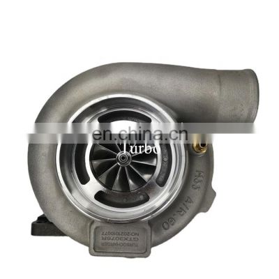 Factory price Modify turbo GTX3076R A/R 0.82 T3 Vband GT3076R turbocharger with Billet Wheel Ball Bearing