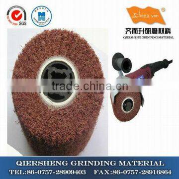 Wire drawing nonwoven wheel for ss pipe