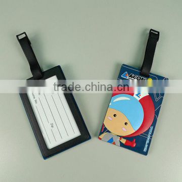 High quality silicon rubber luggage tag