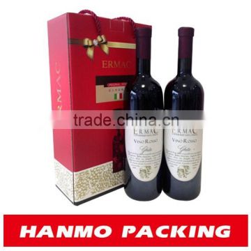 customized cardboard wine boxes desging your own brand logo
