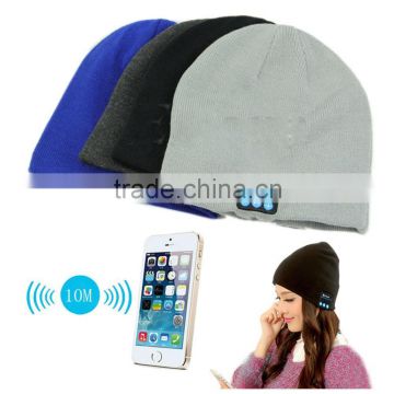 Soft Warm Beanie Hat Wireless Bluetooth Smart Cap BT Headset Headphone Speaker Mic Bluetooth Hat