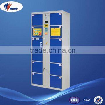 steel locker for spa center 12 Compartments with electronic locks