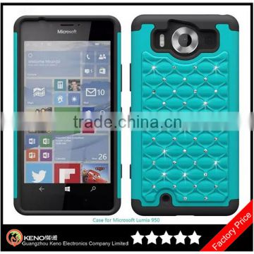 Keno Luxury Handmade Diamond Crystal Mobile Covers Cases For Microsoft Lumia 950 Crystal Diamond Cases
