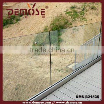 handrail plexiglass/balcony handrail height from demose