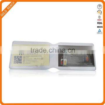 PVC Material and Business Card Use PVC Plastic Card Holder