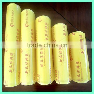 best fresh food grade cling film packaging pvc cling film for food wrap
