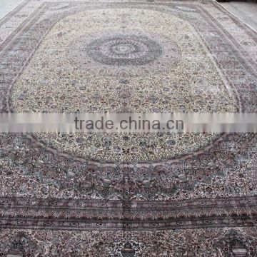 turkish vintage hand knotted morden silk carpet large stock in guangzhou