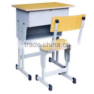 2015 New Design high quality primary school desk and chair prices