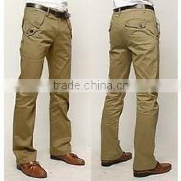 100% cotton official khaki chino pants men - wholesale high quality chino pants - Mens Burgundy Cotton twill roll custom wholesa