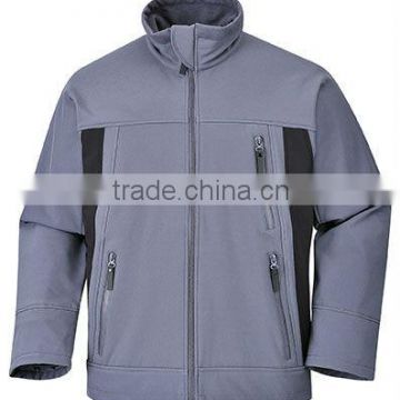 grey breathable softshell jacket