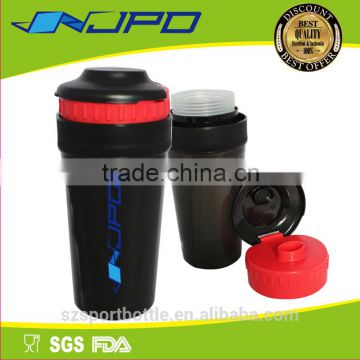 new design eco friendly 16oz shaker bottle with ball bpa free/lead free