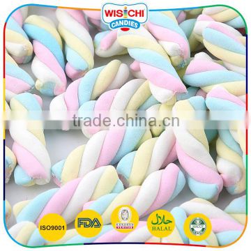 Colored fruity long high quality twisted cotton candy