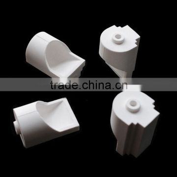 Square shape ceramic melting crucible, High Quality dental crucibles for melting silica bowl