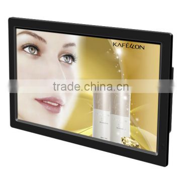 Fashion Suprl custom 55 inch rounded ten point touch screen wall hanging Android advertising player for hotels