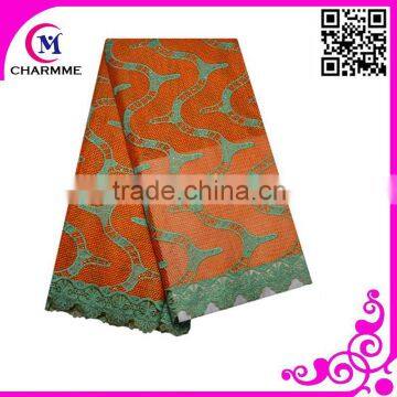 2016 Fabric lace african swiss voile lace CCL-5S113 Best Quality with Factory Price Swiss Voile Lace Made in China