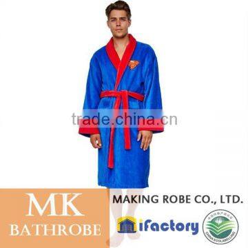 Superman-DC Comics fluffy blue bathrobe