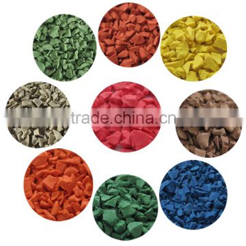 Wet Pour Rubber, Colored EPDM Rubber Granule/EPDM rubber chips, EPDM Rubber scraps-FN-A-16080403