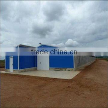 Prefabricated automatic galvanized chicken shed house for poultry farm in Africa